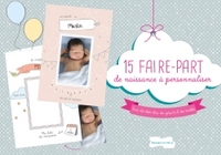 Image de 15 faire-part de naissance à personnaliser