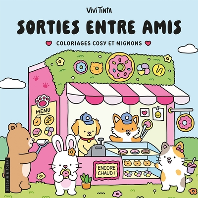 Picture of Sorties entre amis - Vivi Tinta - Coloriages cosy et mignons - Cosy colo