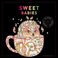 Picture of Black coloriage Sweet babies