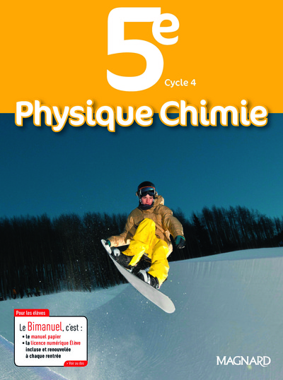 Picture of Physique-Chimie 5e (2017) - Manuel élève