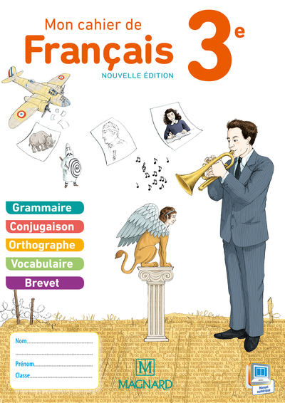 Picture of Mon cahier de français 3e (2015) - Cahier élève