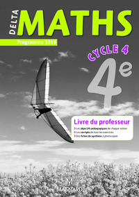 Picture of Delta Maths 4e (2016) - Livre du professeur
