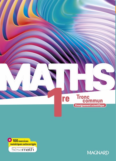 Image de Maths 1re Enseignement scientifique (2023) - Manuel élève