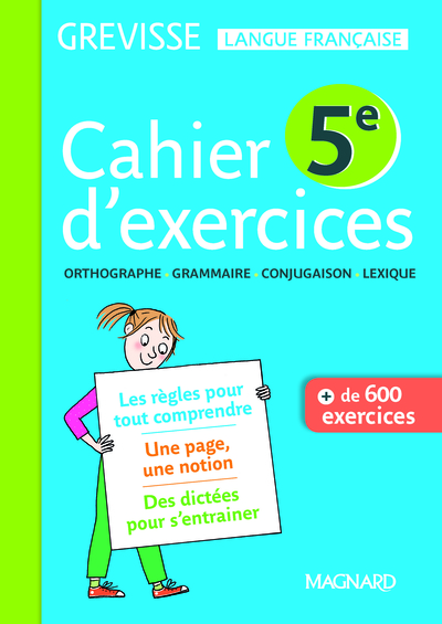 Picture of Cahier Grevisse 5e (2018)