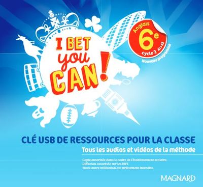 Picture of I Bet You Can! Anglais 6e (2017) - Clé USB ressources classe