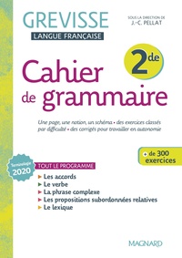 Picture of Cahier Grevisse 2de (2022)