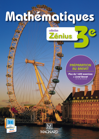 Picture of Zénius Mathématiques 3e (2014) - Manuel élève