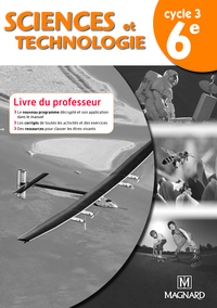 Picture of Sciences et technologie 6e (2016) - Livre du professeur