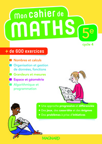 Picture of Mon cahier de maths 5e (2018)