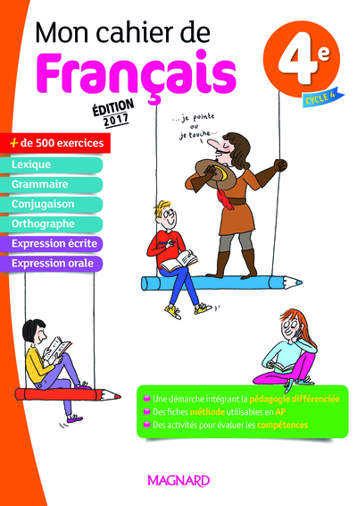 Picture of Mon cahier de français 4e (2017)