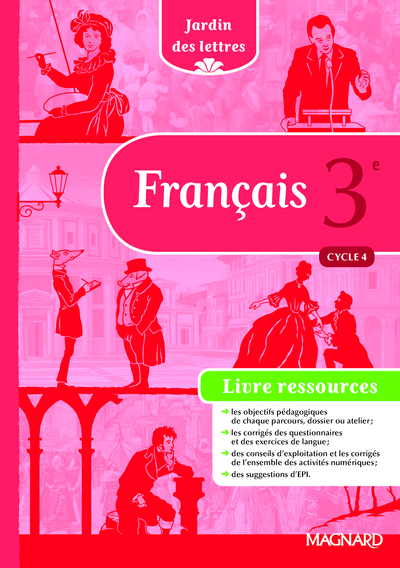 Picture of Jardin des lettres 3e (2016) - Livre du professeur
