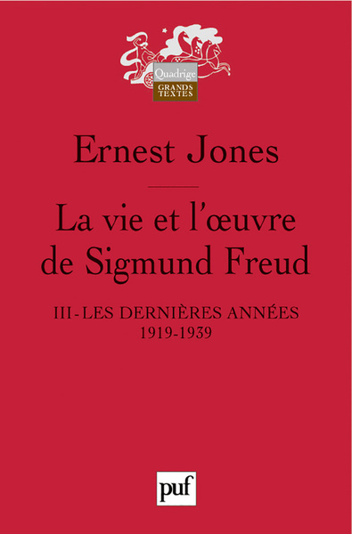 Picture of La vie et l'œuvre de Sigmund Freud. III
