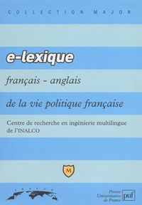 Picture of e-lexique français-anglais de la vie politique française
