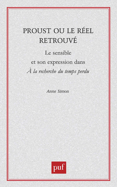 Picture of Proust ou le réel retrouvé