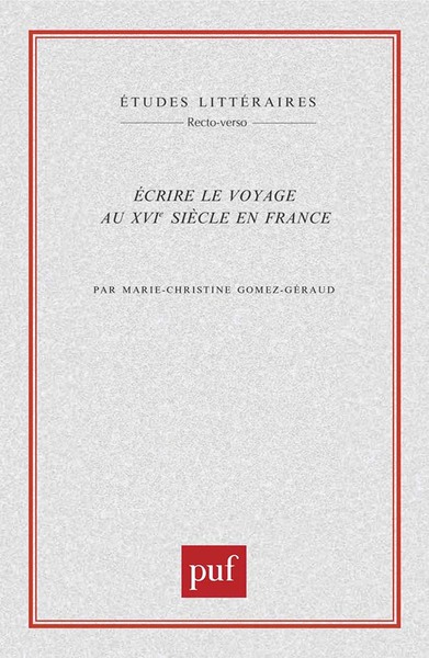 Picture of Écrire le voyage au XVIe siècle en France