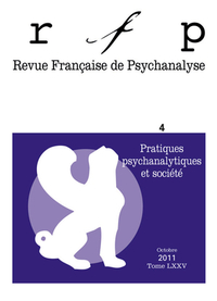 Image de RFP 2011, t. 75, n° 4