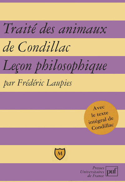 Image de Traité des animaux de Condillac. Leçon philosophique