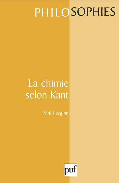 Image de La chimie selon Kant