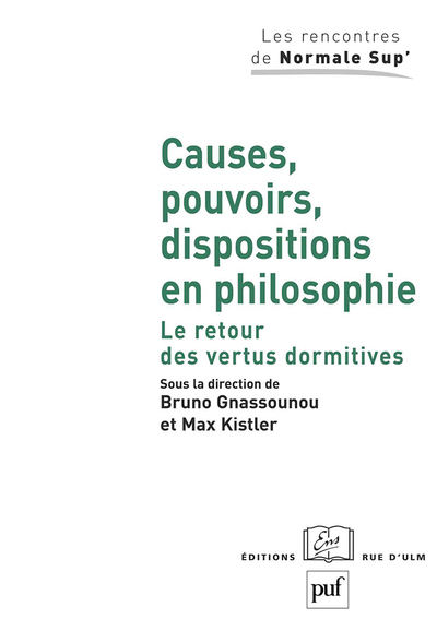 Picture of Causes, pouvoirs, dispositions en philosophie