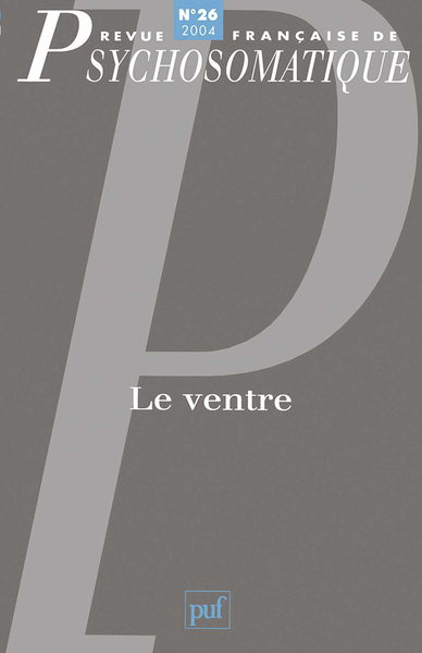 Picture of Revue française de psychosomatique n° 26 (2004)