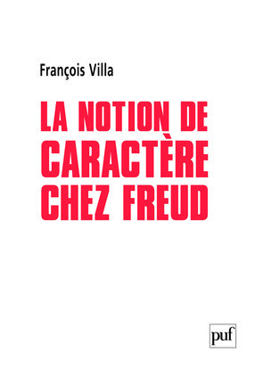 Picture of La notion de caractère chez Freud