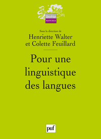 Picture of Pour une linguistique des langues