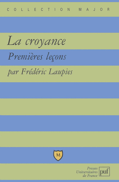 Image de La croyance. Premières leçons
