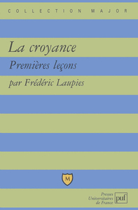 Image de La croyance. Premières leçons