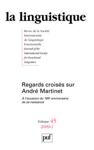 Image de linguistique 2009, vol. 45 (1)