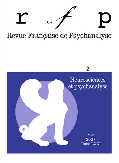 Picture of RFP 2007, t. 71, n° 2