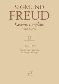 Picture of Œuvres complètes - psychanalyse - vol. II : 1893-1895