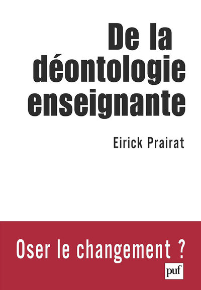 Picture of De la déontologie enseignante