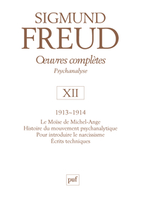 Picture of Œuvres complètes - psychanalyse - vol. XII : 1913-1914