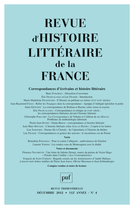 Image de RHLF 2012, n° 4