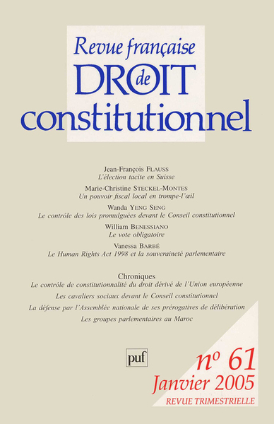 Image de RFDC 2005, n° 61