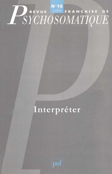 Picture of Revue française de psychosomatique n° 16 (1999)