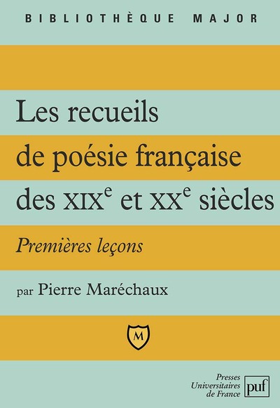 Image de Les recueils de poésie française des XIX et XXe siècles