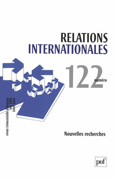 Picture of Relations internationales 2005, n° 122