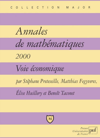 Picture of Annales de mathématiques 2000