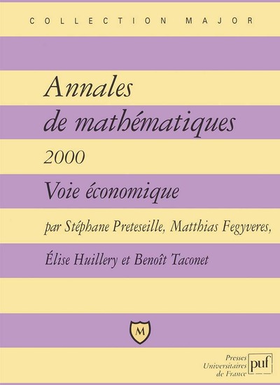 Image de Annales de mathématiques 2000