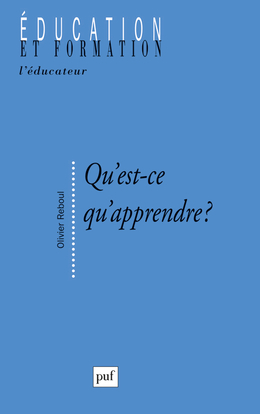 Picture of Qu'est-ce qu'apprendre ?