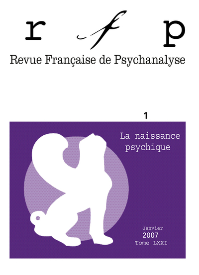 Picture of RFP 2007, t. 71, n° 1