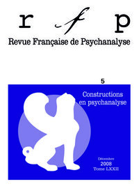 Picture of RFP 2008, t. 72, n° 5 (Congrès)