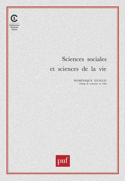 Picture of Sciences sociales et sciences de la vie