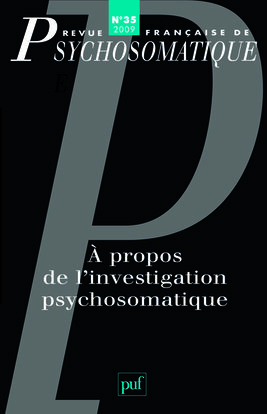 Picture of Revue française de psychosomatique n° 35 (2009)