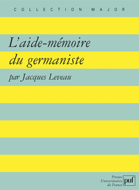 Image de L'aide-mémoire du germaniste