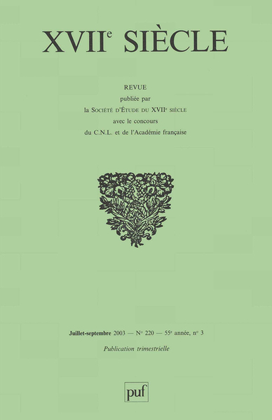 Image de XVIIe siècle 2003, n° 220