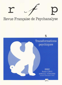 Picture of RFP 2002, t. 66, n° 5 (Congrès)