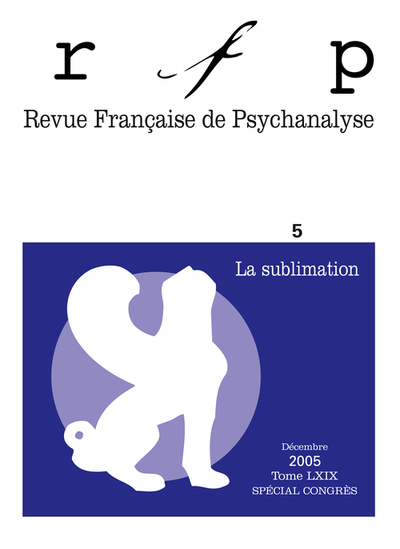 Picture of RFP 2005, t. 69, n° 5 (Congrès)