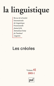 Picture of linguistique 2005, vol. 41 (1)